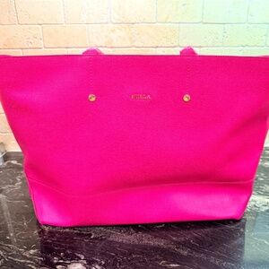 Furla Hot Pink Tote Handbag